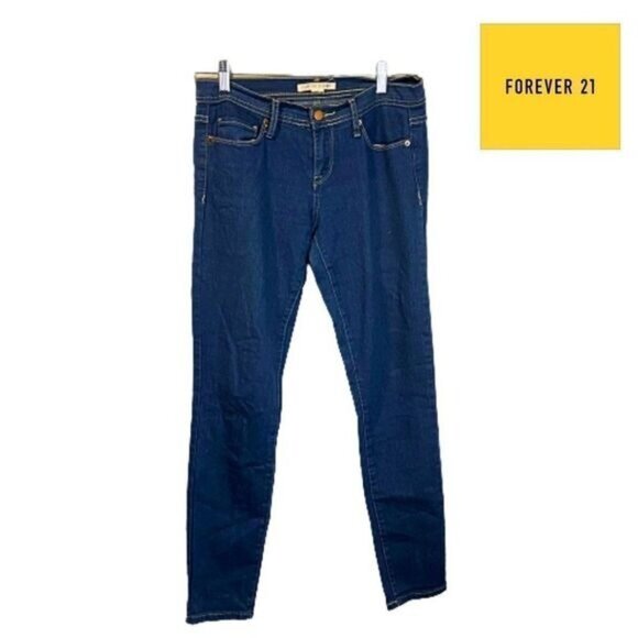 Forever 21 Womens Blue‎ Denim Skinny Jeans Size 27 - Picture 1 of 5